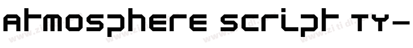 Atmosphere Script Ty字体转换